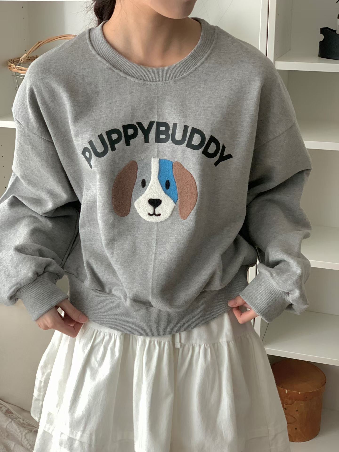 FIVE韓國直郵女士新品真品職業人氣26春夏熱賣時尚推薦衛衣FIVE衛衣圖色1