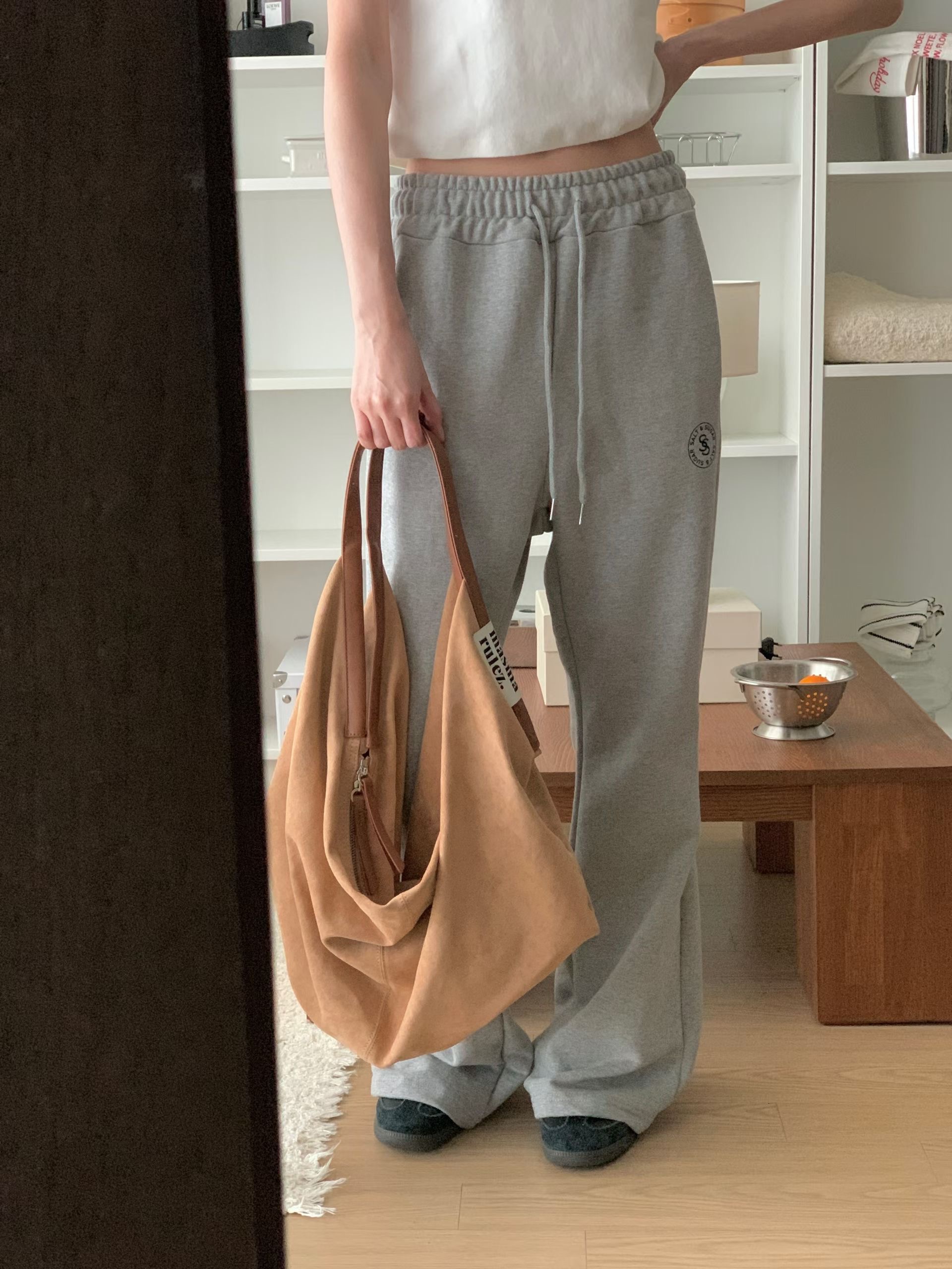 FIVE東大門實拍女裝新款休閑推薦真品職業26春夏休閑褲喇叭FIVE休閑褲圖色2