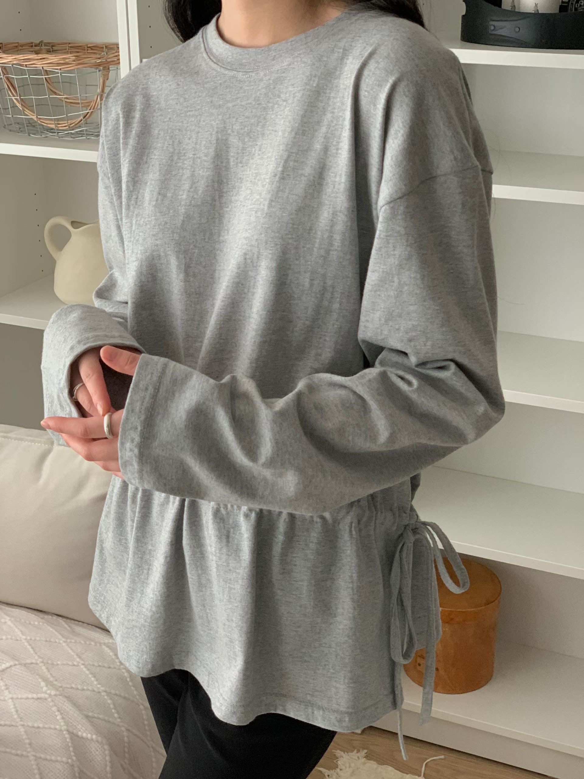 FIVE東大門直郵女士新品人氣熱賣休閑職業時尚推薦長袖T恤FIVE長袖T恤圖色2