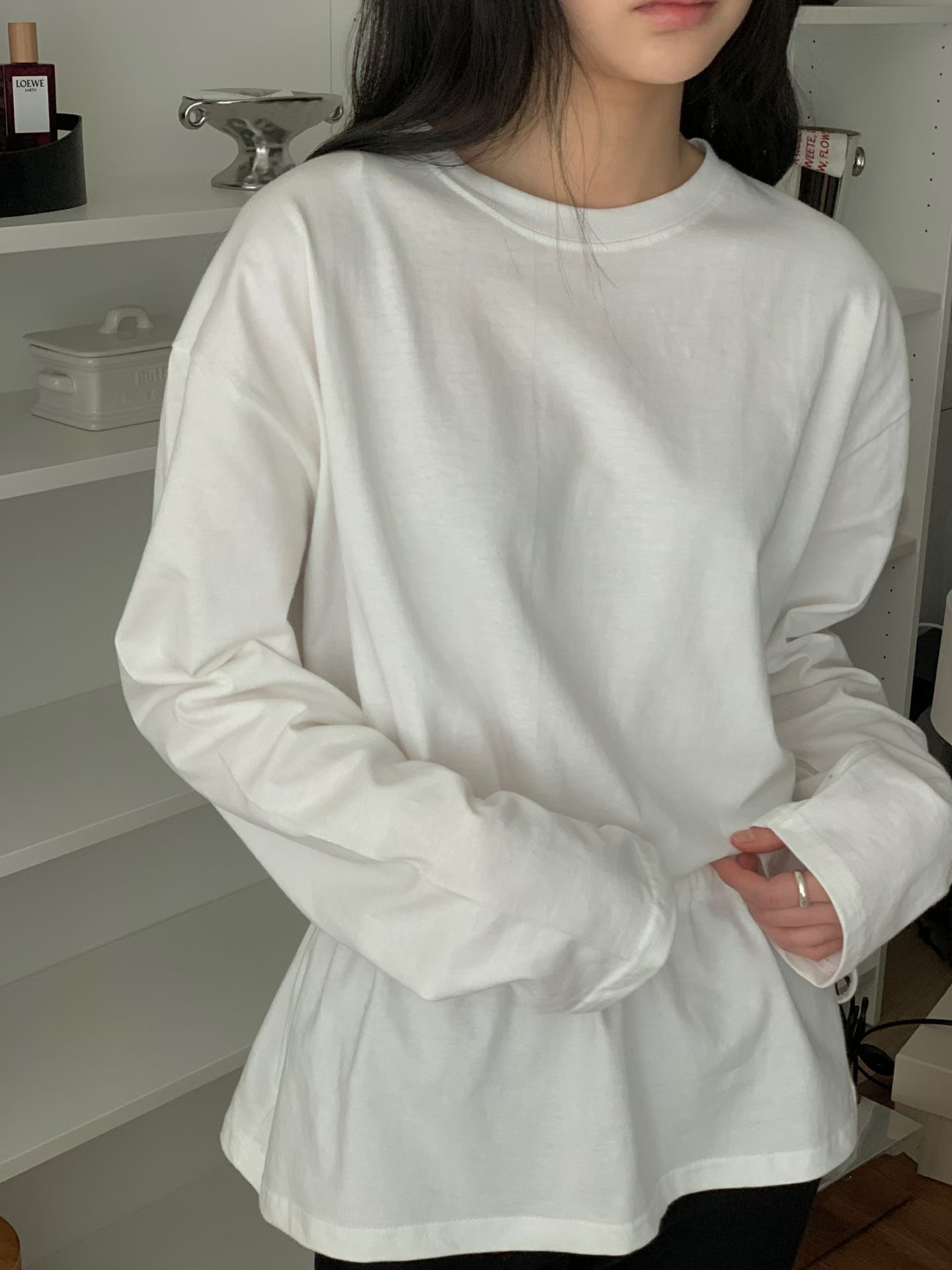 FIVE東大門直郵女士新品人氣熱賣休閑職業時尚推薦長袖T恤FIVE長袖T恤圖色3