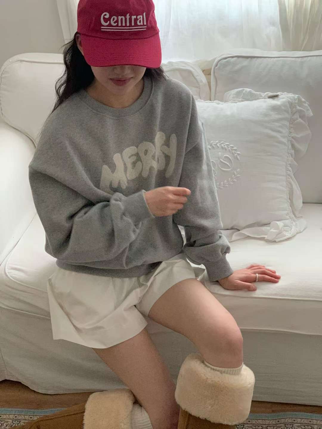 FIVE東大門實拍女士新款26春夏推薦人氣職業休閑熱賣衛衣FIVE衛衣圖色3