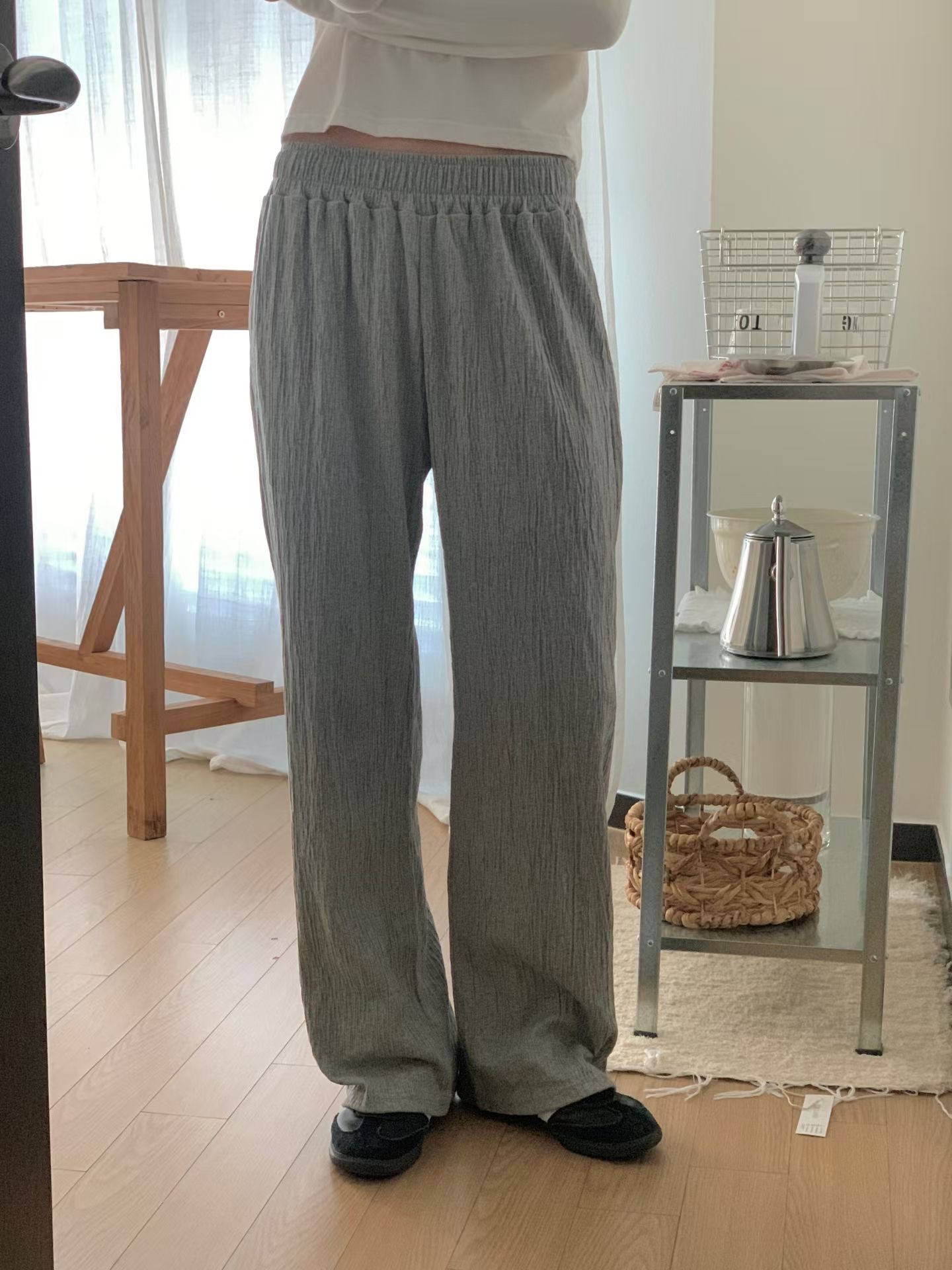 FIVE韓國直郵女裝新品熱賣職業真品26春夏人氣時尚休閑褲FIVE休閑褲圖色2