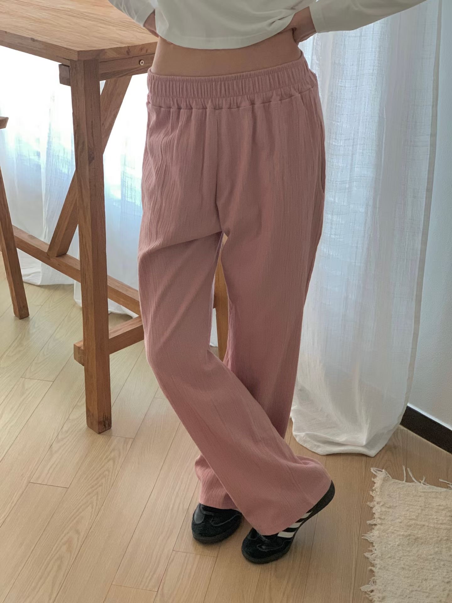 FIVE韓國直郵女裝新品熱賣職業真品26春夏人氣時尚休閑褲FIVE休閑褲圖色3