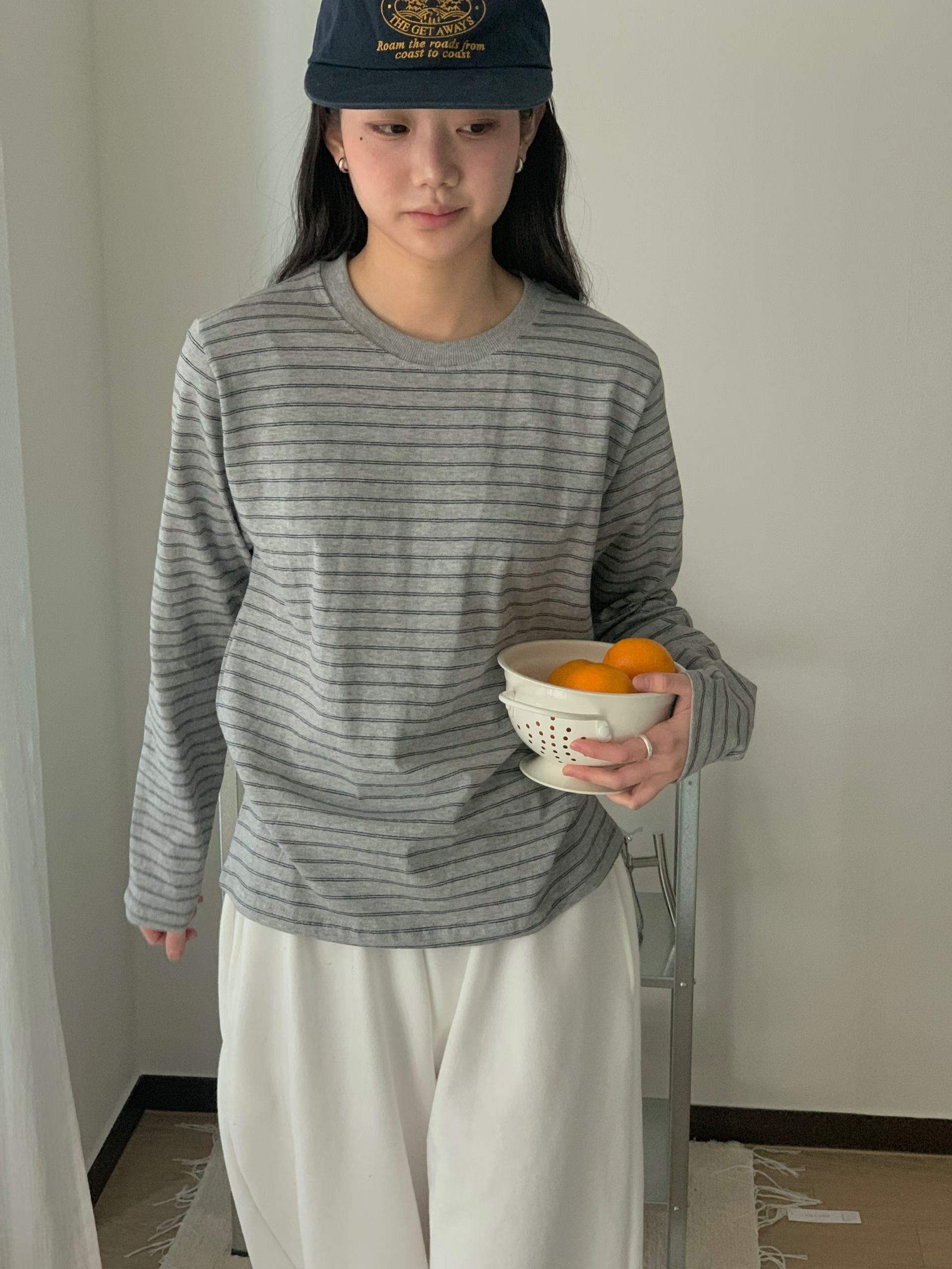 FIVE韓國代購女裝新品推薦職業人氣熱賣26春夏時尚長袖T恤FIVE長袖T恤圖色3