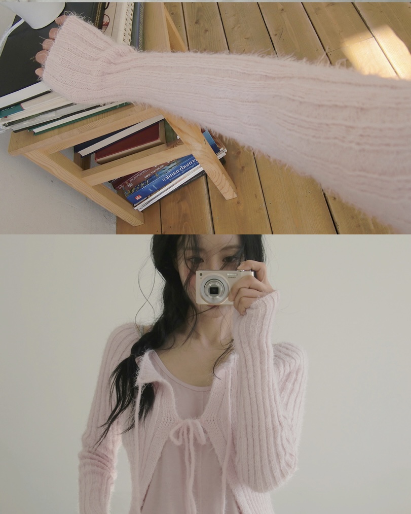 BLACK NOTE韓國直郵女裝新款26春夏熱賣人氣針織衫露肩開衫BLACK NOTE針織衫