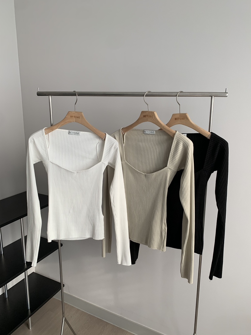 BETONE東大門實拍女士新品人氣26春夏推薦休閑熱賣長袖T恤BETONE長袖T恤