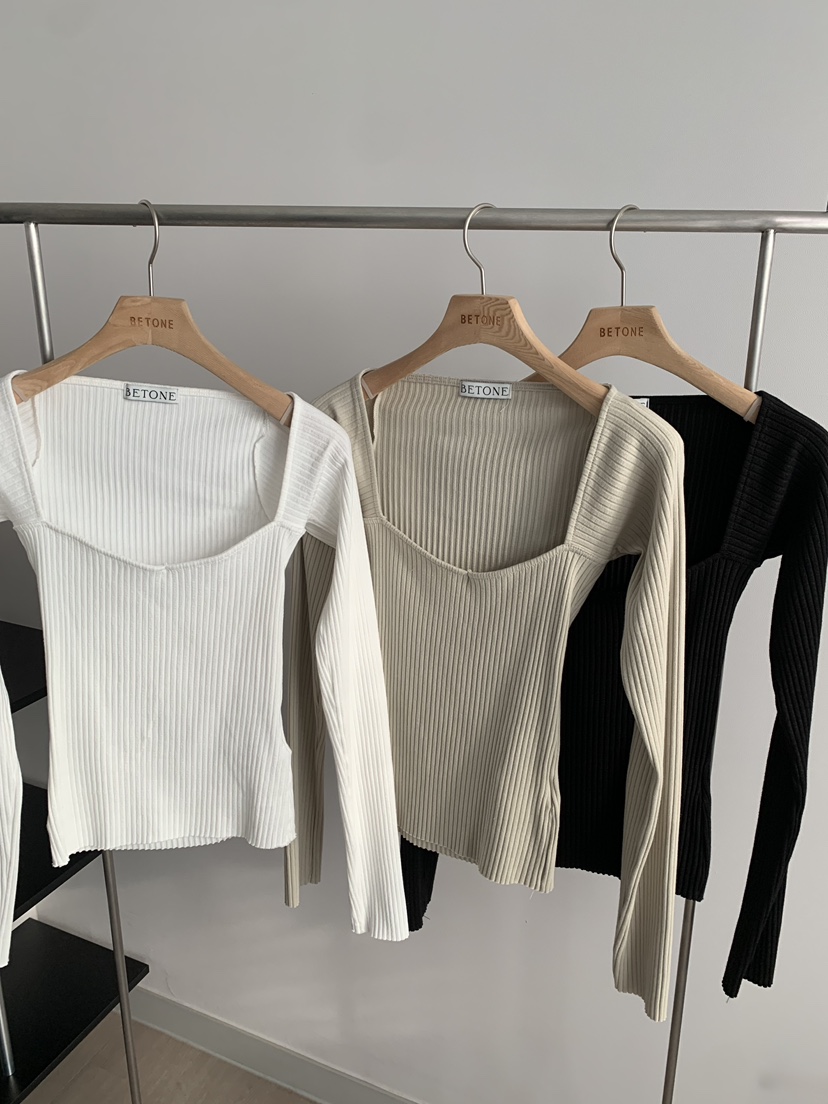 BETONE東大門實拍女士新品人氣26春夏推薦休閑熱賣長袖T恤BETONE長袖T恤