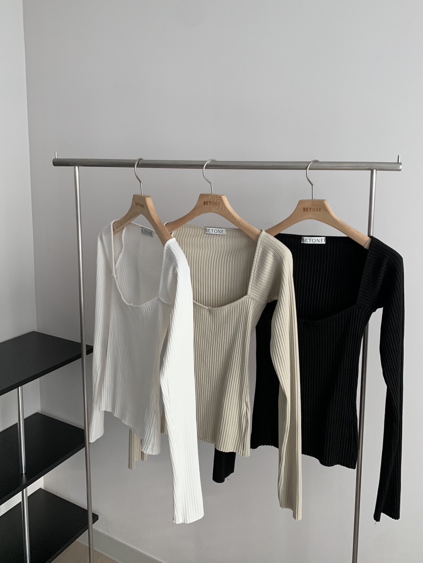 BETONE東大門實拍女士新品人氣26春夏推薦休閑熱賣長袖T恤BETONE長袖T恤