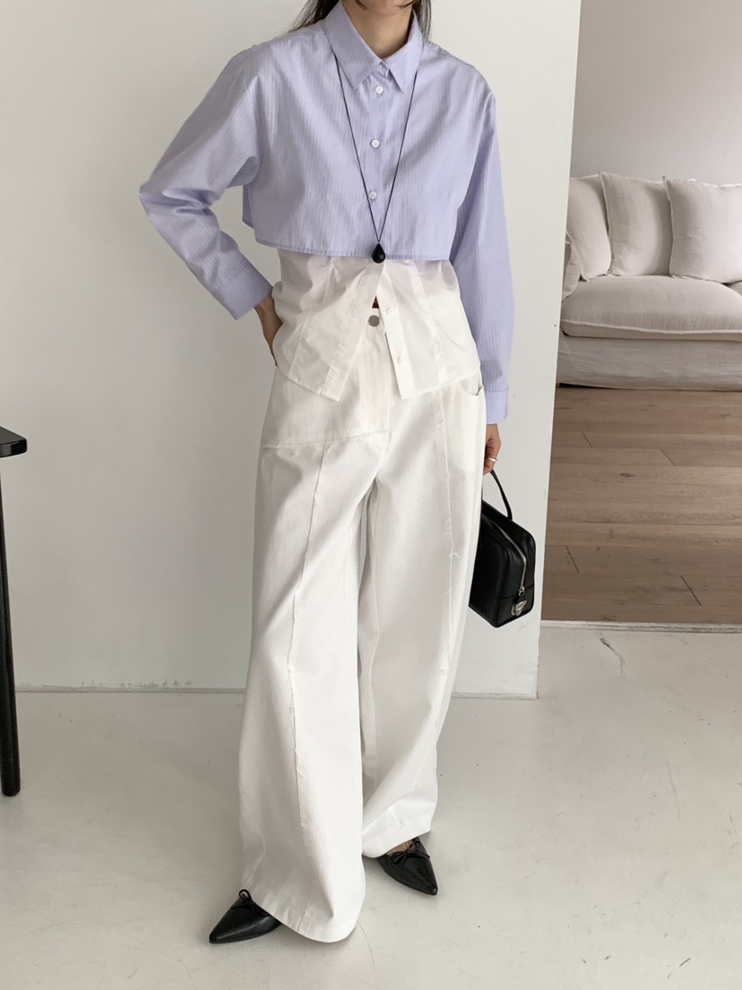 RE:OPENING韓國直郵女裝新品推薦時尚熱賣職業襯衫蕾絲衫RE:OPENING襯衫/蕾絲衫