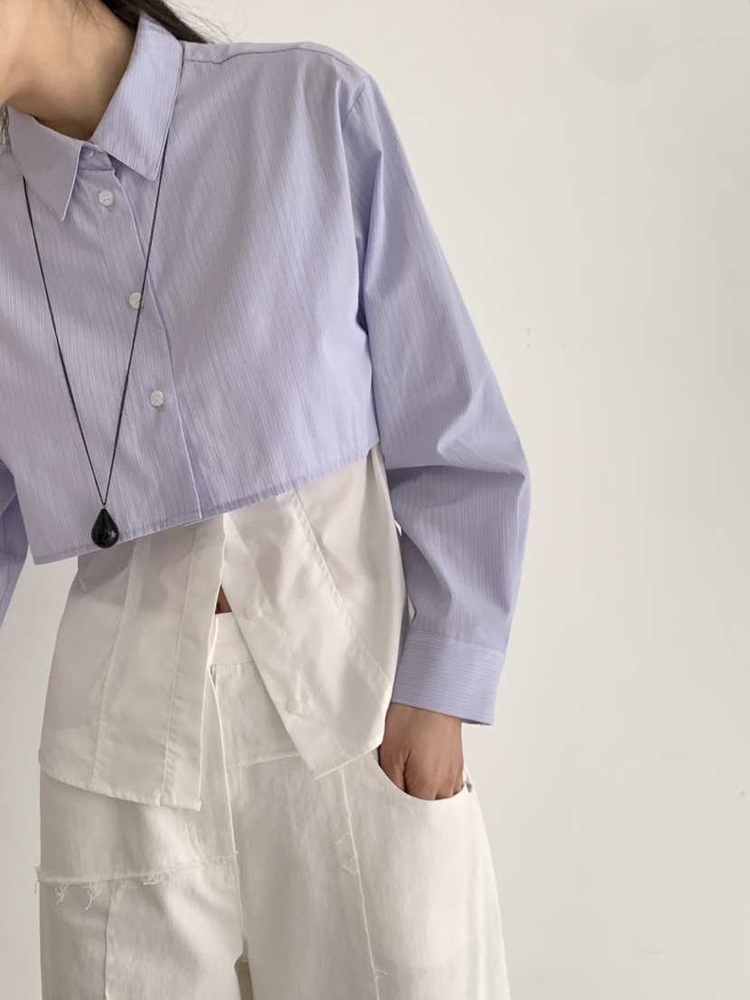 RE:OPENING韓國直郵女裝新品推薦時尚熱賣職業襯衫蕾絲衫RE:OPENING襯衫/蕾絲衫