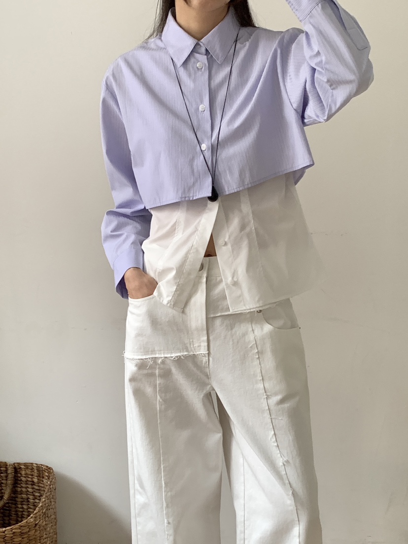 RE:OPENING韓國直郵女裝新品推薦時尚熱賣職業襯衫蕾絲衫RE:OPENING襯衫/蕾絲衫