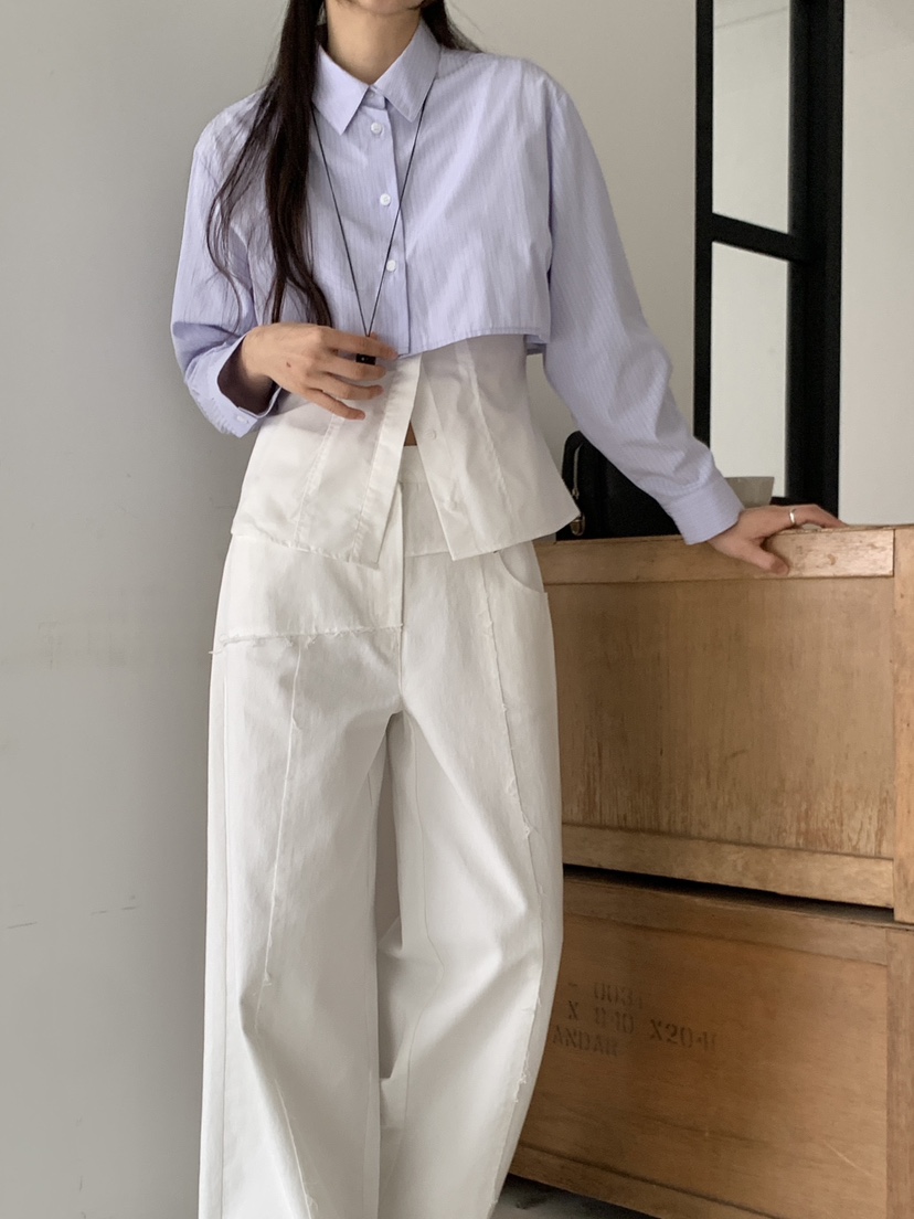 RE:OPENING韓國直郵女裝新品推薦時尚熱賣職業襯衫蕾絲衫RE:OPENING襯衫/蕾絲衫