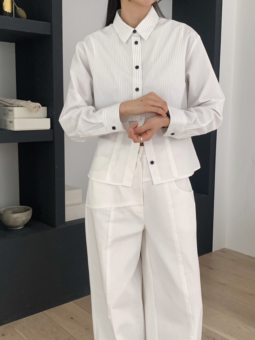 RE:OPENING韓國直郵女裝新品推薦時尚熱賣職業襯衫蕾絲衫RE:OPENING襯衫/蕾絲衫