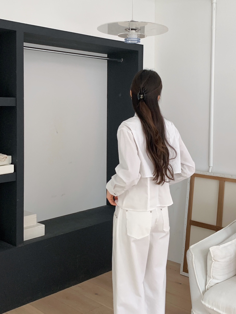 RE:OPENING韓國直郵女裝新品推薦時尚熱賣職業襯衫蕾絲衫RE:OPENING襯衫/蕾絲衫