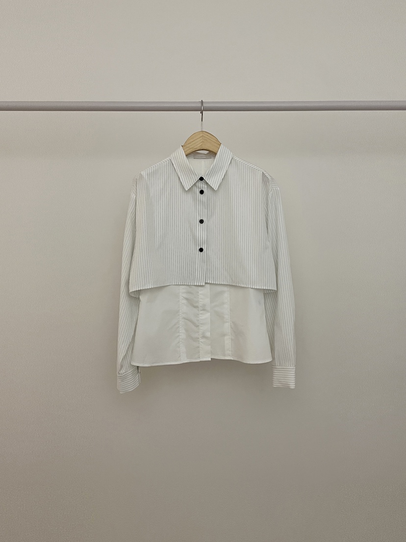 RE:OPENING韓國直郵女裝新品推薦時尚熱賣職業襯衫蕾絲衫RE:OPENING襯衫/蕾絲衫圖色1