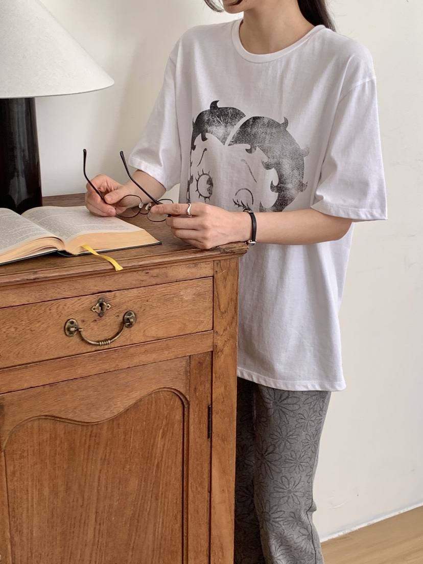 RE:OPENING韓國直郵女裝新品職業推薦時尚真品26春夏熱賣T恤RE:OPENINGT恤