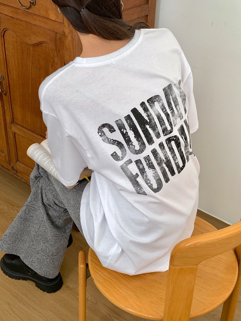 RE:OPENING韓國直郵女裝新品職業推薦時尚真品26春夏熱賣T恤RE:OPENINGT恤