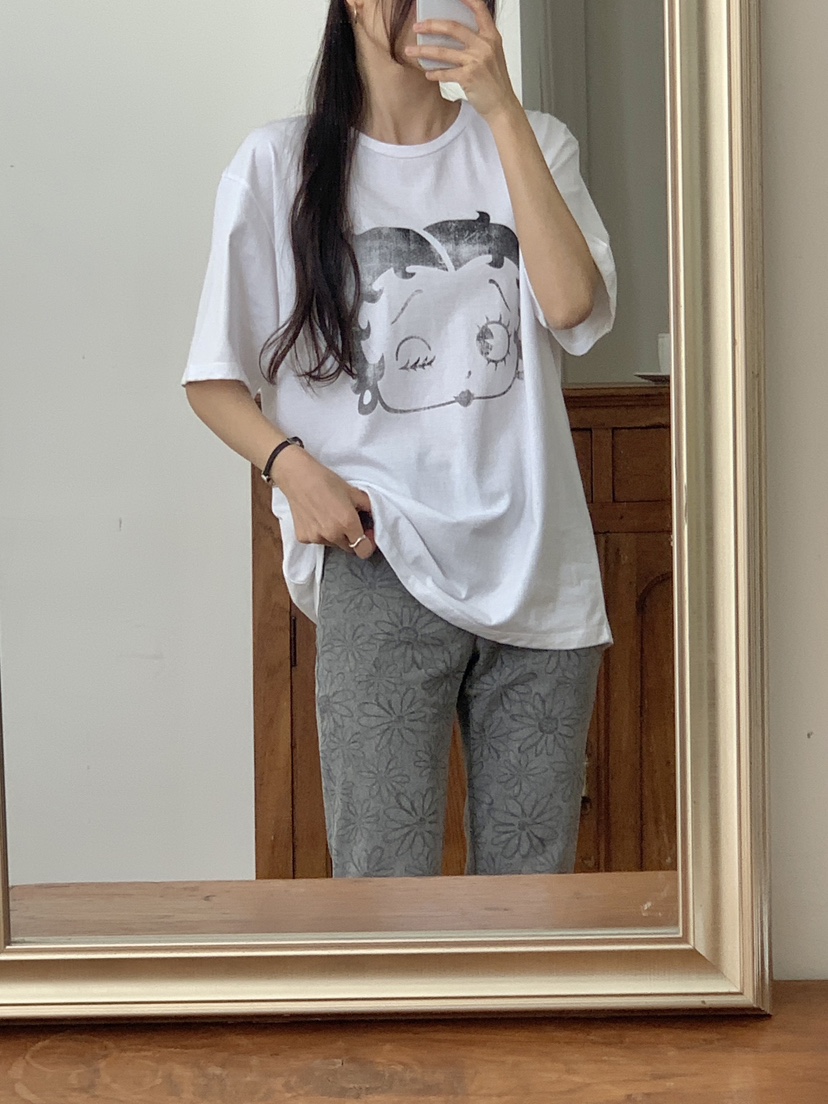 RE:OPENING韓國直郵女裝新品職業推薦時尚真品26春夏熱賣T恤RE:OPENINGT恤