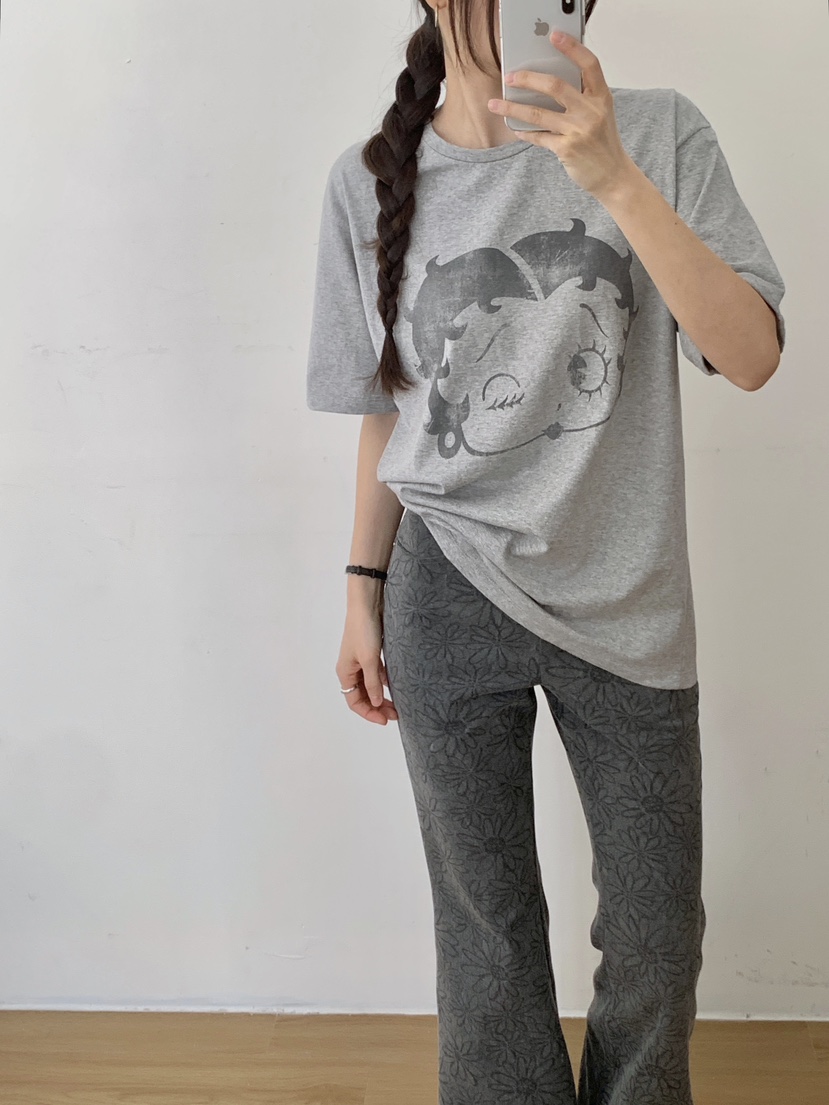 RE:OPENING韓國直郵女裝新品職業推薦時尚真品26春夏熱賣T恤RE:OPENINGT恤