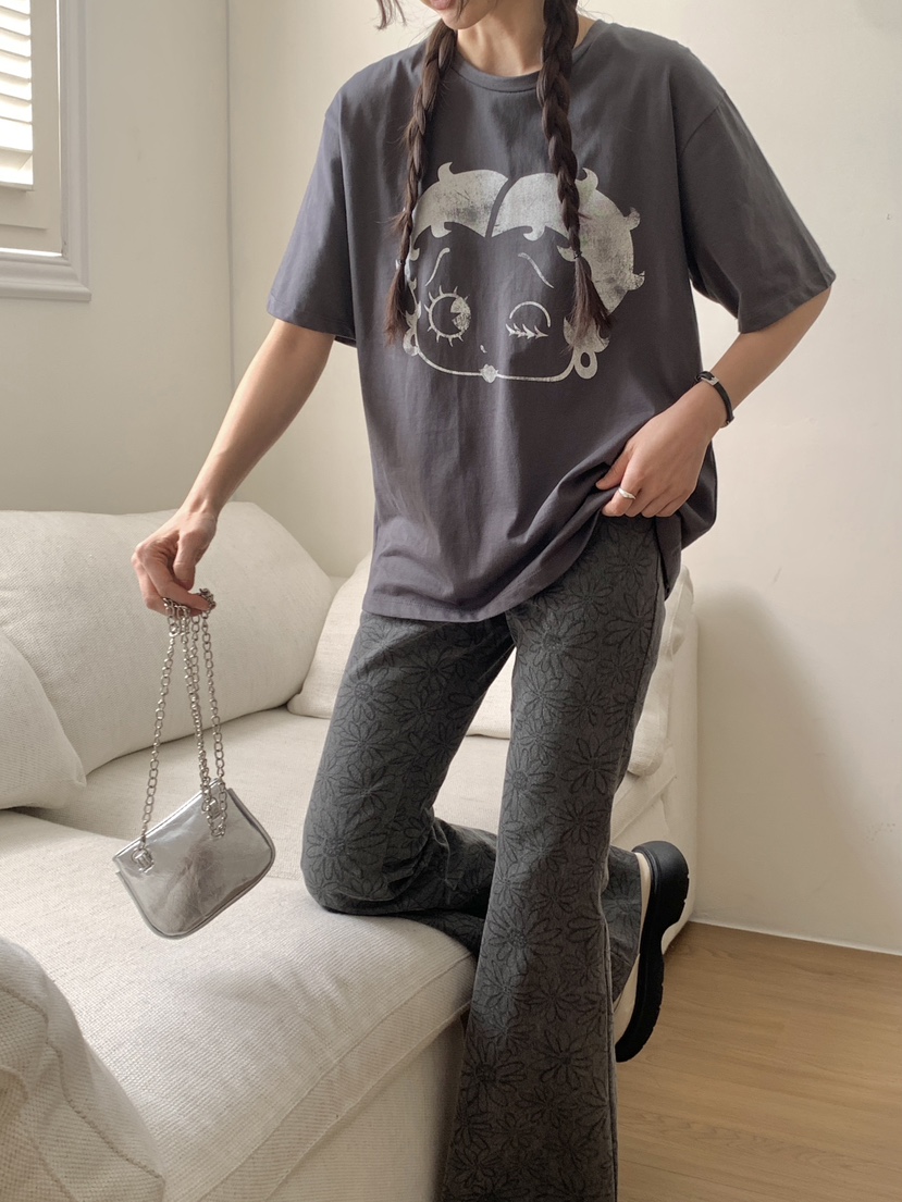 RE:OPENING韓國直郵女裝新品職業推薦時尚真品26春夏熱賣T恤RE:OPENINGT恤