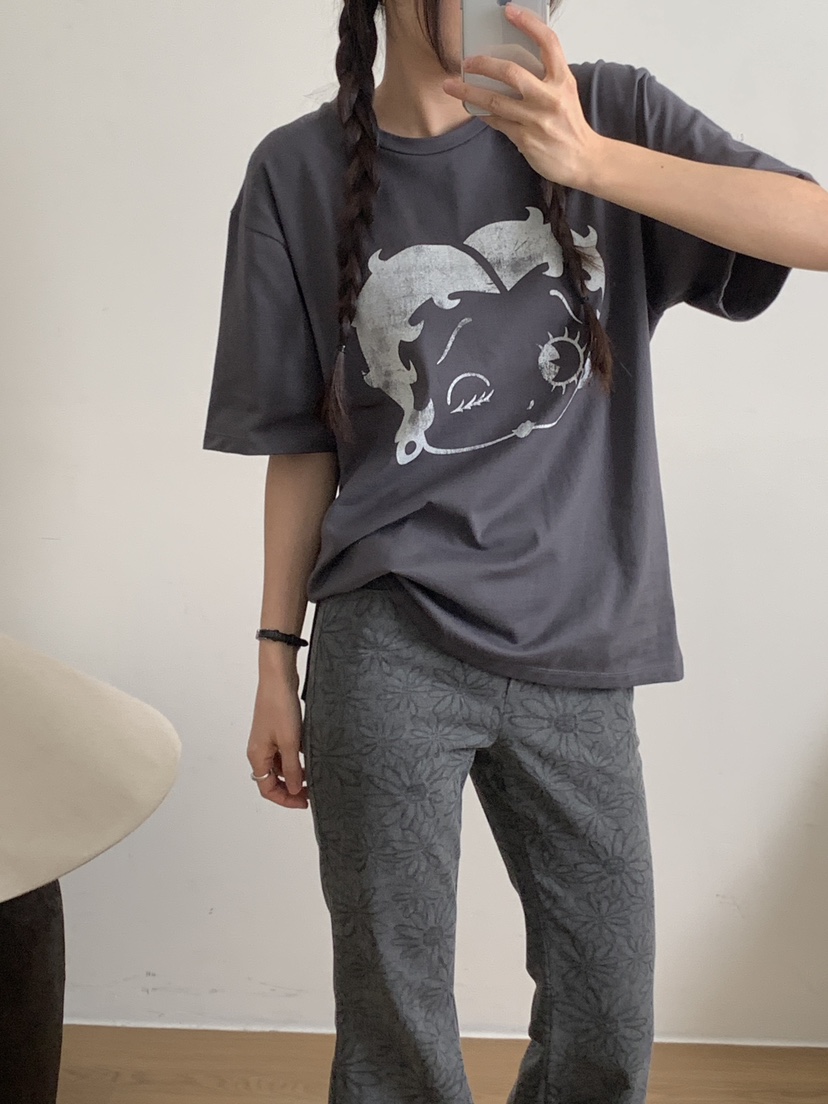 RE:OPENING韓國直郵女裝新品職業推薦時尚真品26春夏熱賣T恤RE:OPENINGT恤