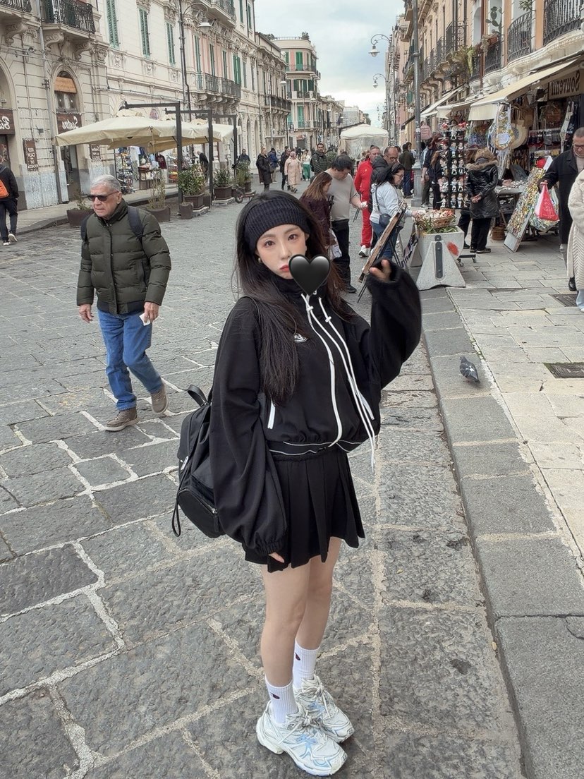 PALETTE-Q東大門代購女士新款26春夏推薦人氣短裙百褶褶裙PALETTE-Q短裙