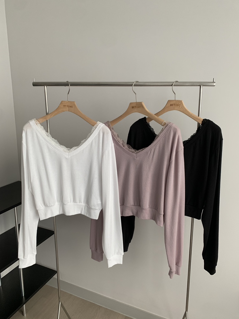 BETONE韓國代購女裝新款時尚人氣休閑職業真品26春夏長袖T恤BETONE長袖T恤
