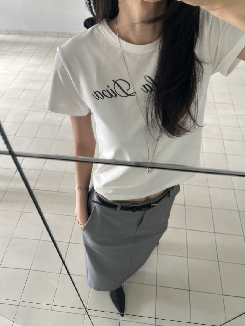 ME MO韓國直郵女士新品人氣真品26春夏休閑職業推薦時尚T恤ME MOT恤