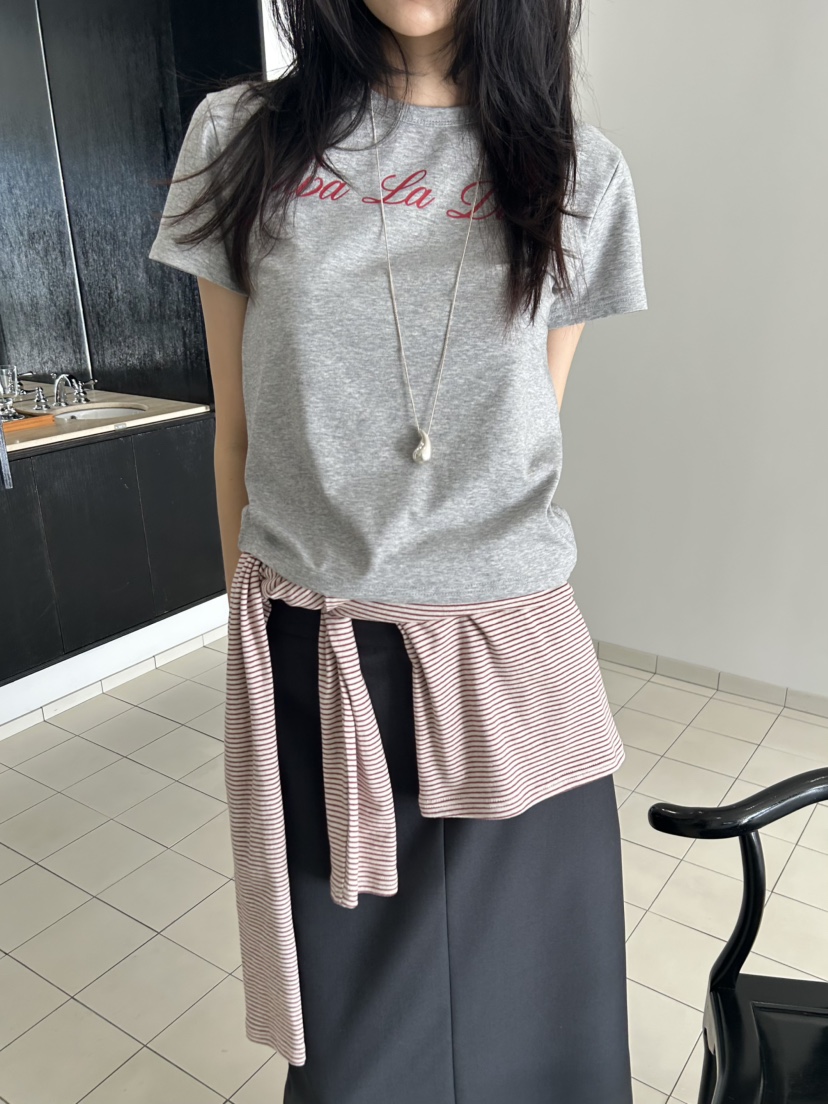 ME MO韓國直郵女士新品人氣真品26春夏休閑職業推薦時尚T恤ME MOT恤