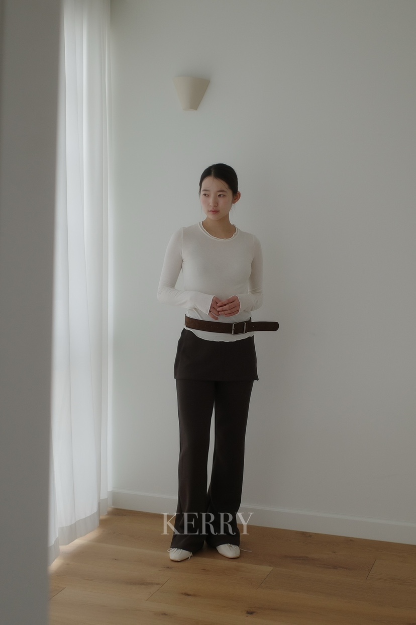 KERRY東大門實拍女裝新品推薦熱賣時尚26春夏真品長袖T恤KERRY長袖T恤