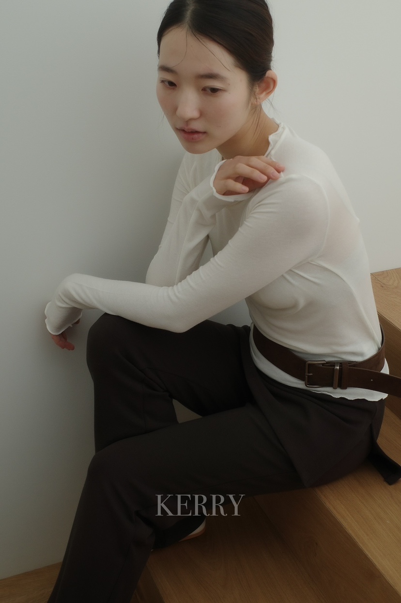 KERRY東大門實拍女裝新品推薦熱賣時尚26春夏真品長袖T恤KERRY長袖T恤