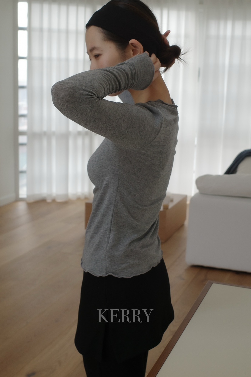 KERRY東大門實拍女裝新品推薦熱賣時尚26春夏真品長袖T恤KERRY長袖T恤