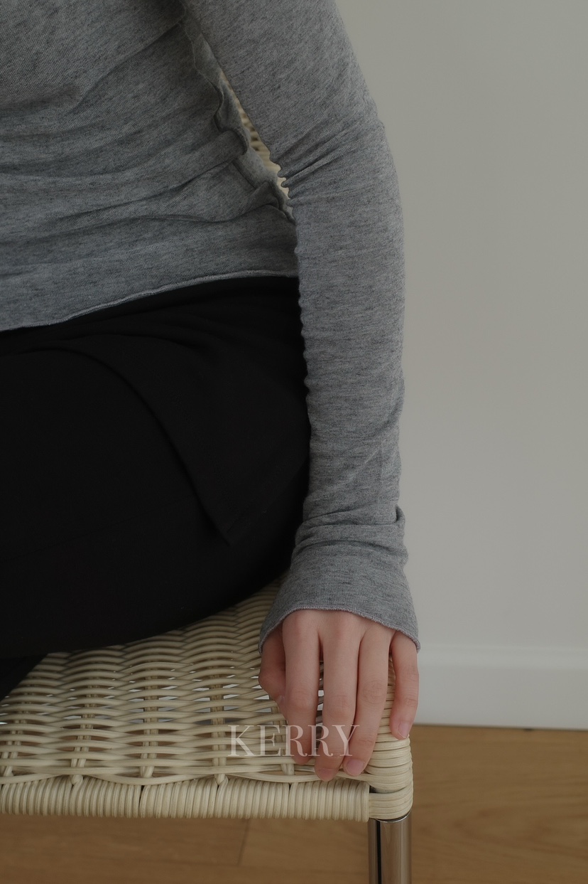 KERRY東大門實拍女裝新品推薦熱賣時尚26春夏真品長袖T恤KERRY長袖T恤