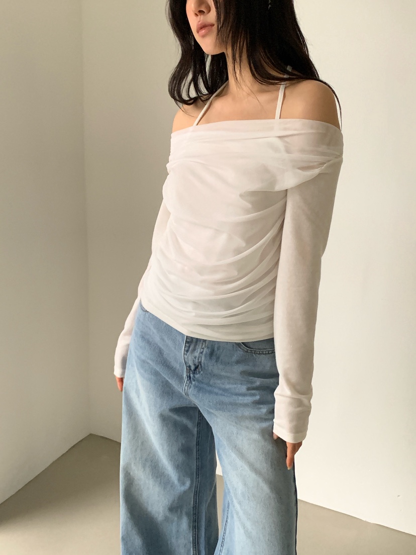 RIDGE-P東大門直郵女士新品人氣真品時尚休閑26春夏長袖T恤RIDGE-P長袖T恤