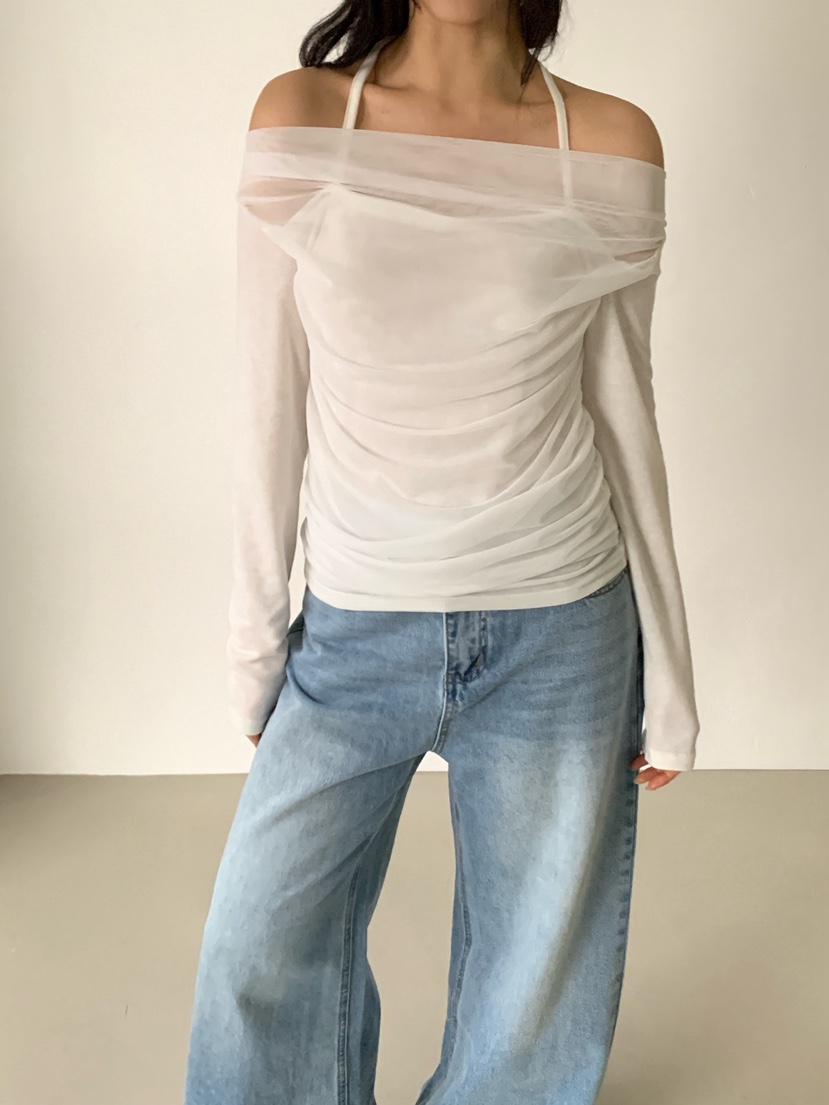 RIDGE-P東大門直郵女士新品人氣真品時尚休閑26春夏長袖T恤RIDGE-P長袖T恤