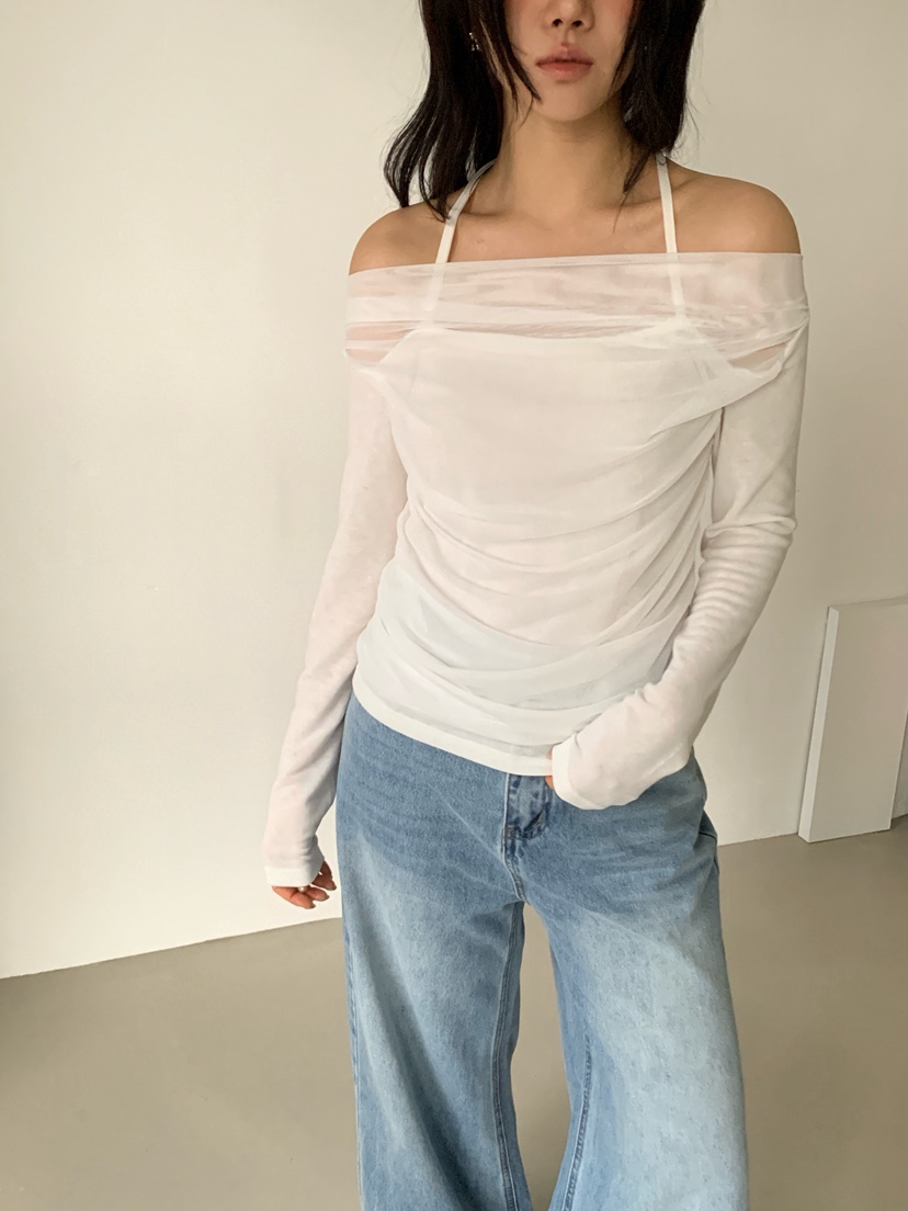 RIDGE-P東大門直郵女士新品人氣真品時尚休閑26春夏長袖T恤RIDGE-P長袖T恤