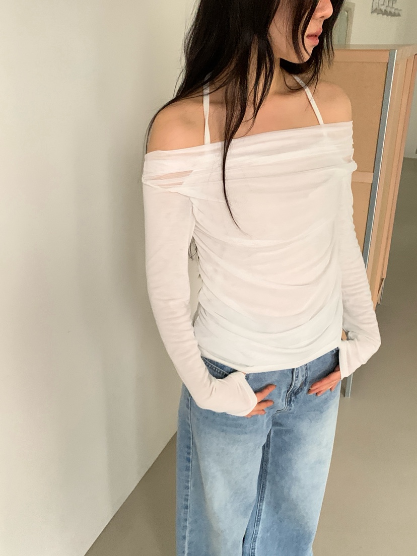 RIDGE-P東大門直郵女士新品人氣真品時尚休閑26春夏長袖T恤RIDGE-P長袖T恤