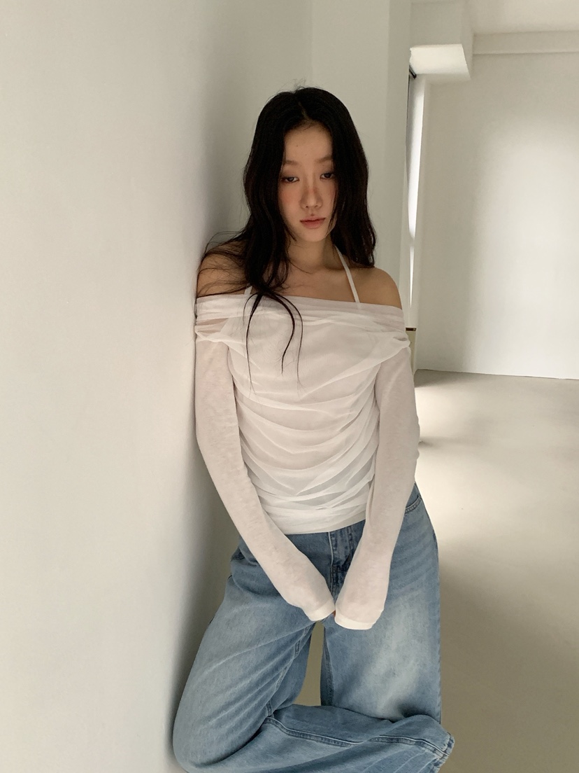 RIDGE-P東大門直郵女士新品人氣真品時尚休閑26春夏長袖T恤RIDGE-P長袖T恤