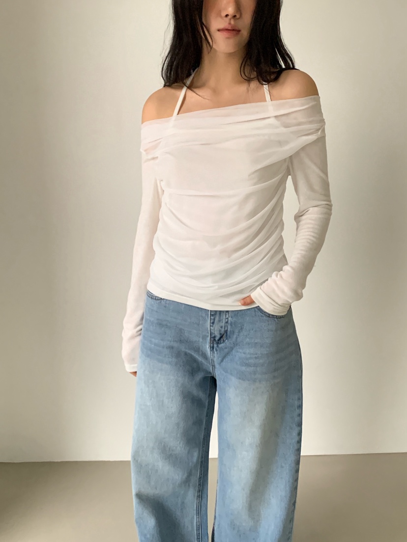 RIDGE-P東大門直郵女士新品人氣真品時尚休閑26春夏長袖T恤RIDGE-P長袖T恤