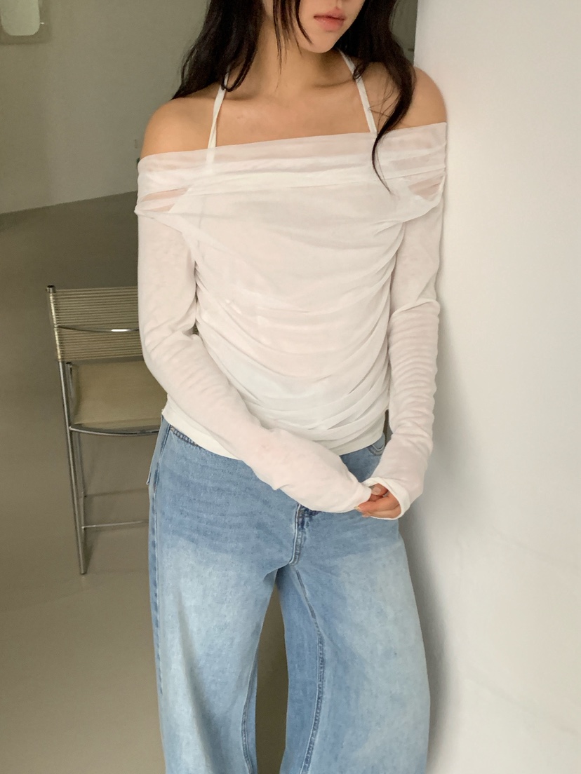 RIDGE-P東大門直郵女士新品人氣真品時尚休閑26春夏長袖T恤RIDGE-P長袖T恤