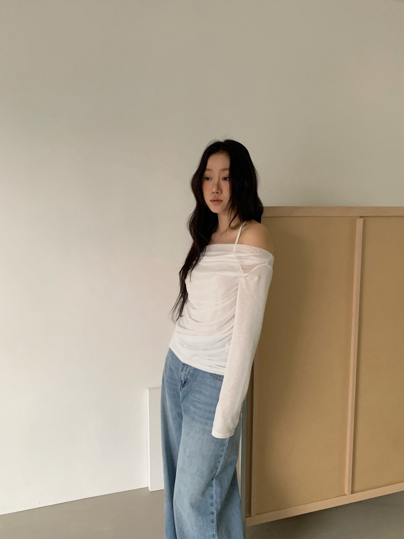 RIDGE-P東大門直郵女士新品人氣真品時尚休閑26春夏長袖T恤RIDGE-P長袖T恤