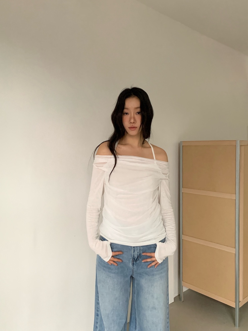 RIDGE-P東大門直郵女士新品人氣真品時尚休閑26春夏長袖T恤RIDGE-P長袖T恤