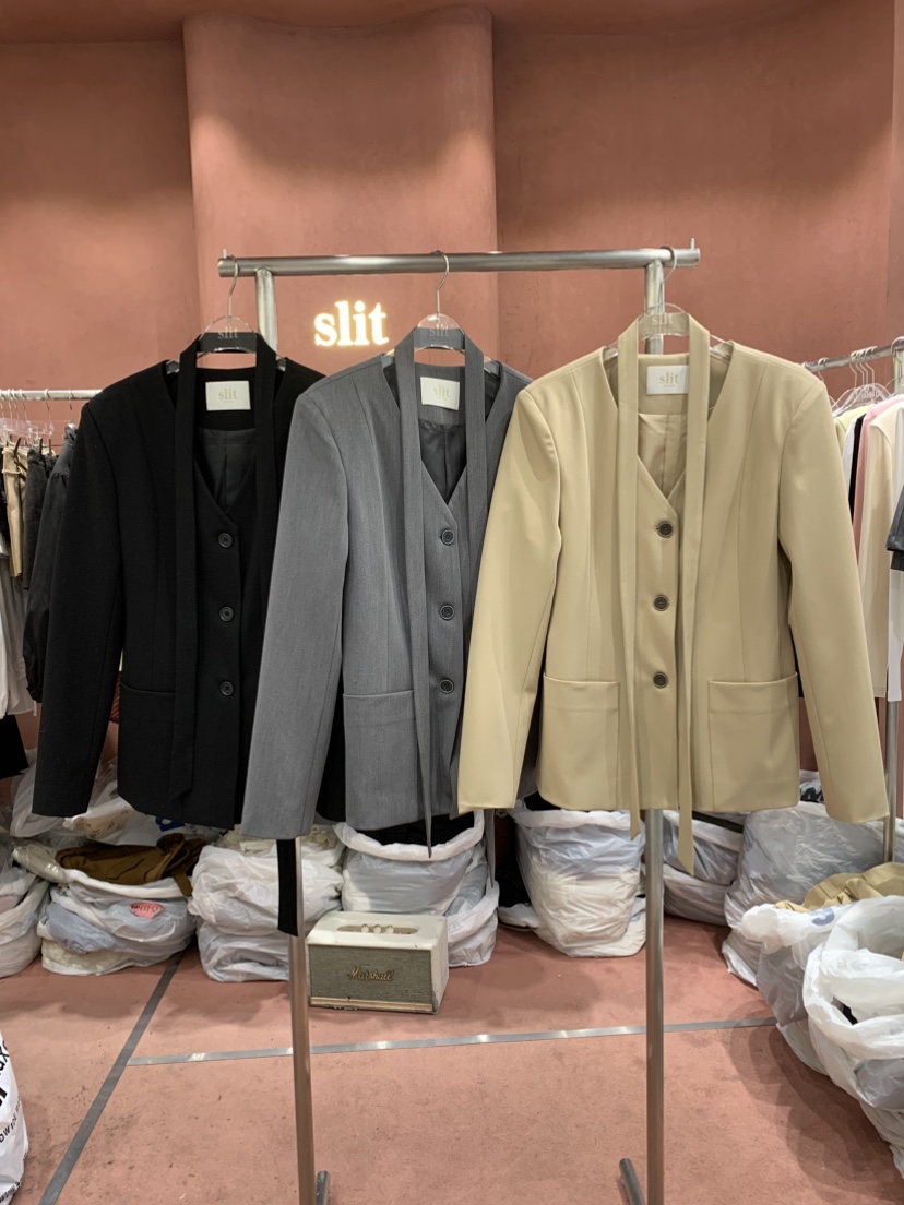 SLIT東大門代購女裝新品26春夏人氣時尚真品熱賣職業夾克SLIT夾克