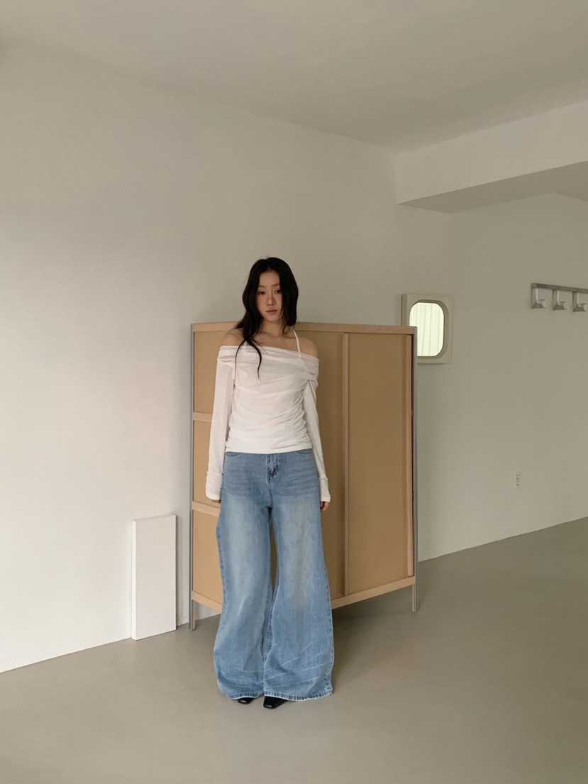 RIDGE-P韓國直郵女裝新品時尚推薦真品熱賣休閑26春夏牛仔褲RIDGE-P牛仔褲