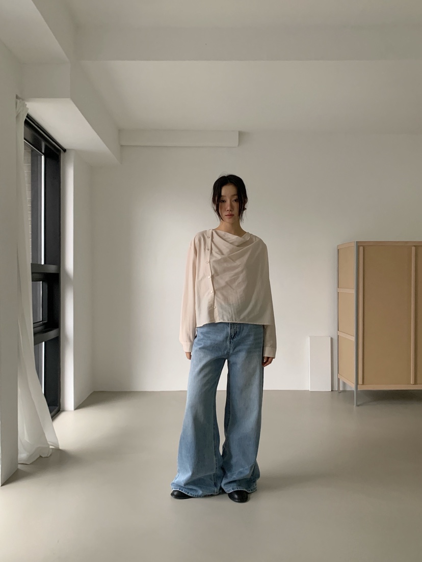 RIDGE-P韓國直郵女裝新品時尚推薦真品熱賣休閑26春夏牛仔褲RIDGE-P牛仔褲