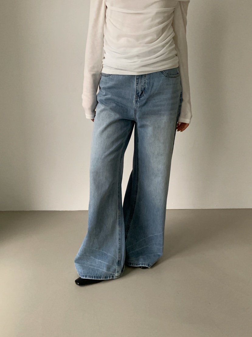 RIDGE-P韓國直郵女裝新品時尚推薦真品熱賣休閑26春夏牛仔褲RIDGE-P牛仔褲