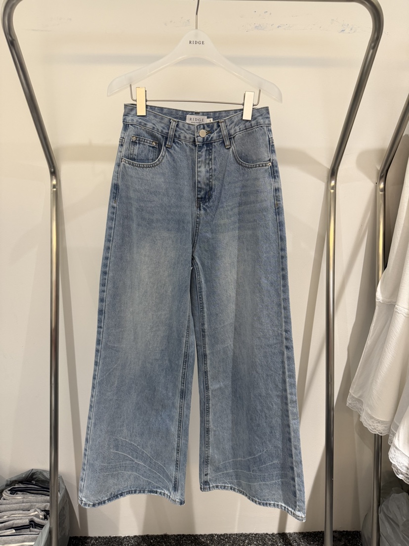 RIDGE-P韓國直郵女裝新品時尚推薦真品熱賣休閑26春夏牛仔褲RIDGE-P牛仔褲圖色1