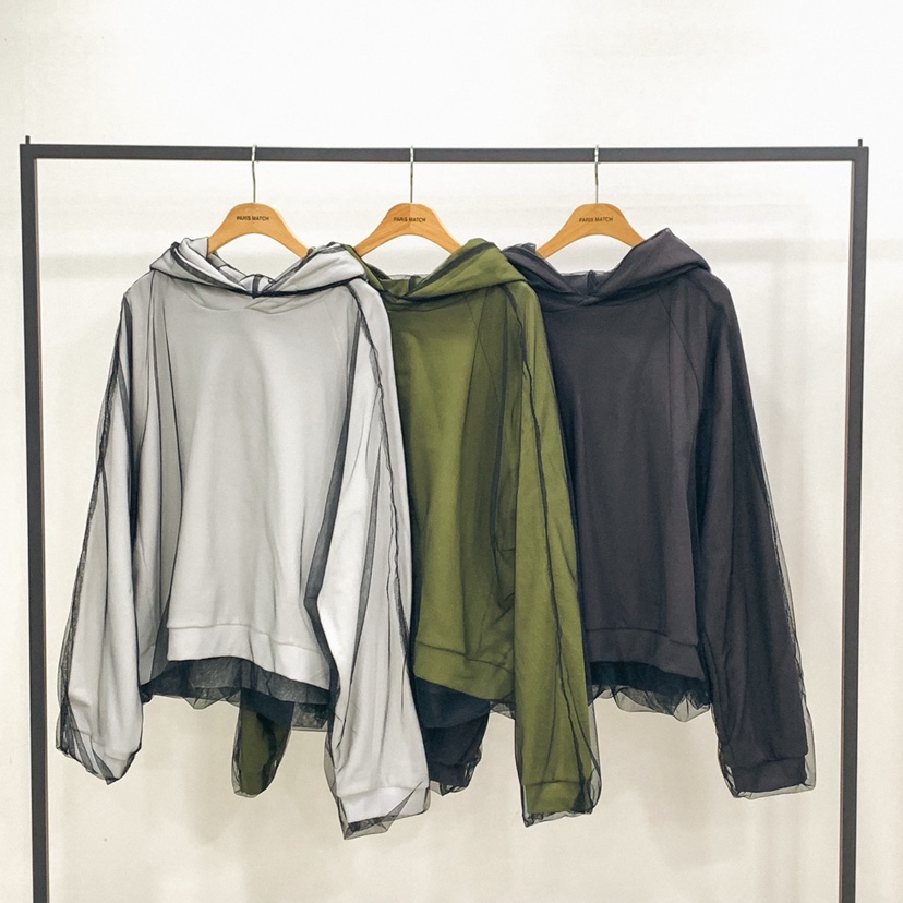 PARIS MATCH東大門實拍女裝新款時尚真品熱賣衛衣連帽衫PARIS MATCH衛衣