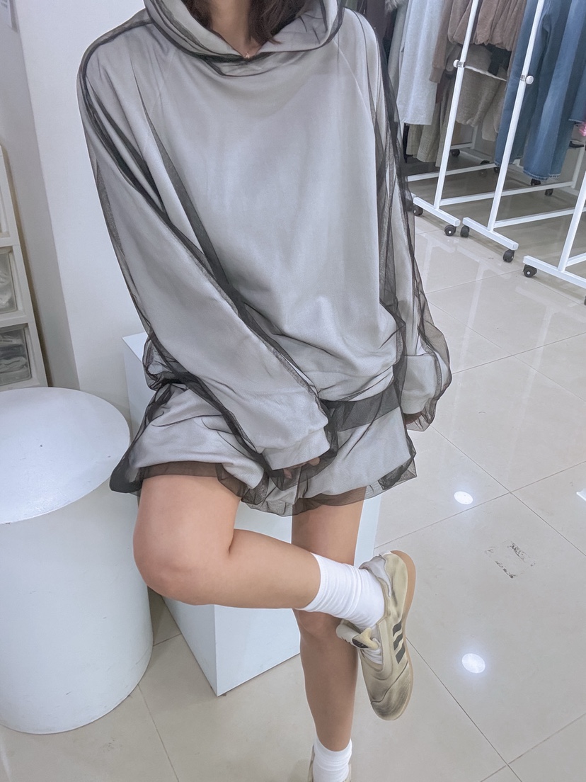 PARIS MATCH東大門實拍女裝新款時尚真品熱賣衛衣連帽衫PARIS MATCH衛衣圖色2