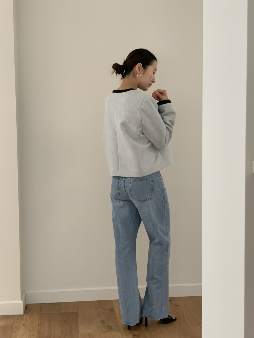 KERRY韓國直郵女士新品時尚26春夏職業推薦休閑真品牛仔褲KERRY牛仔褲